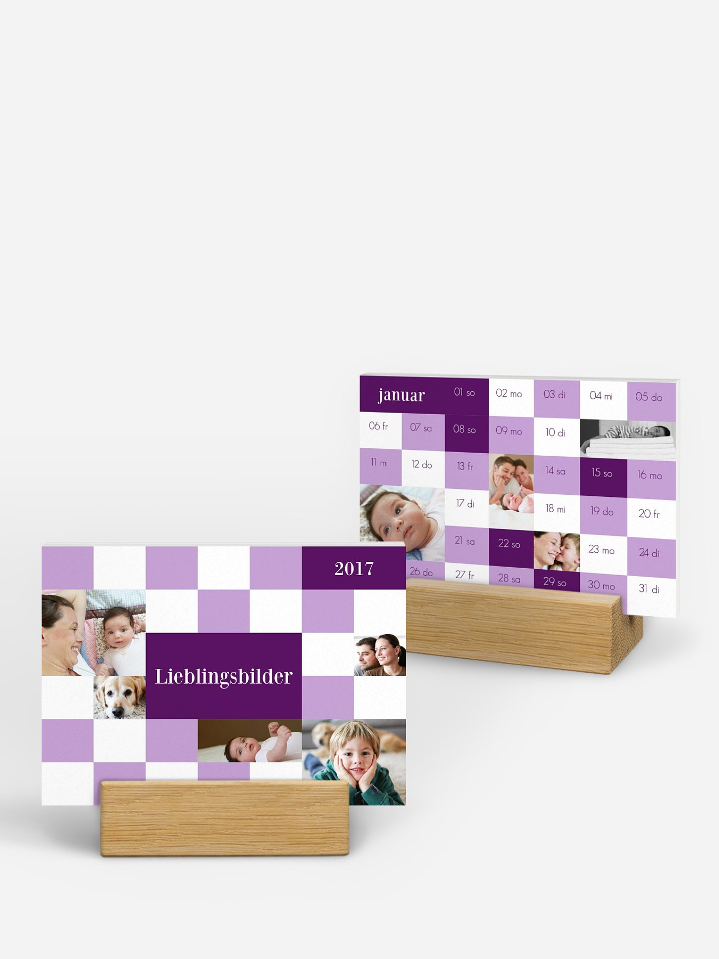 Tischkalender Kästchen