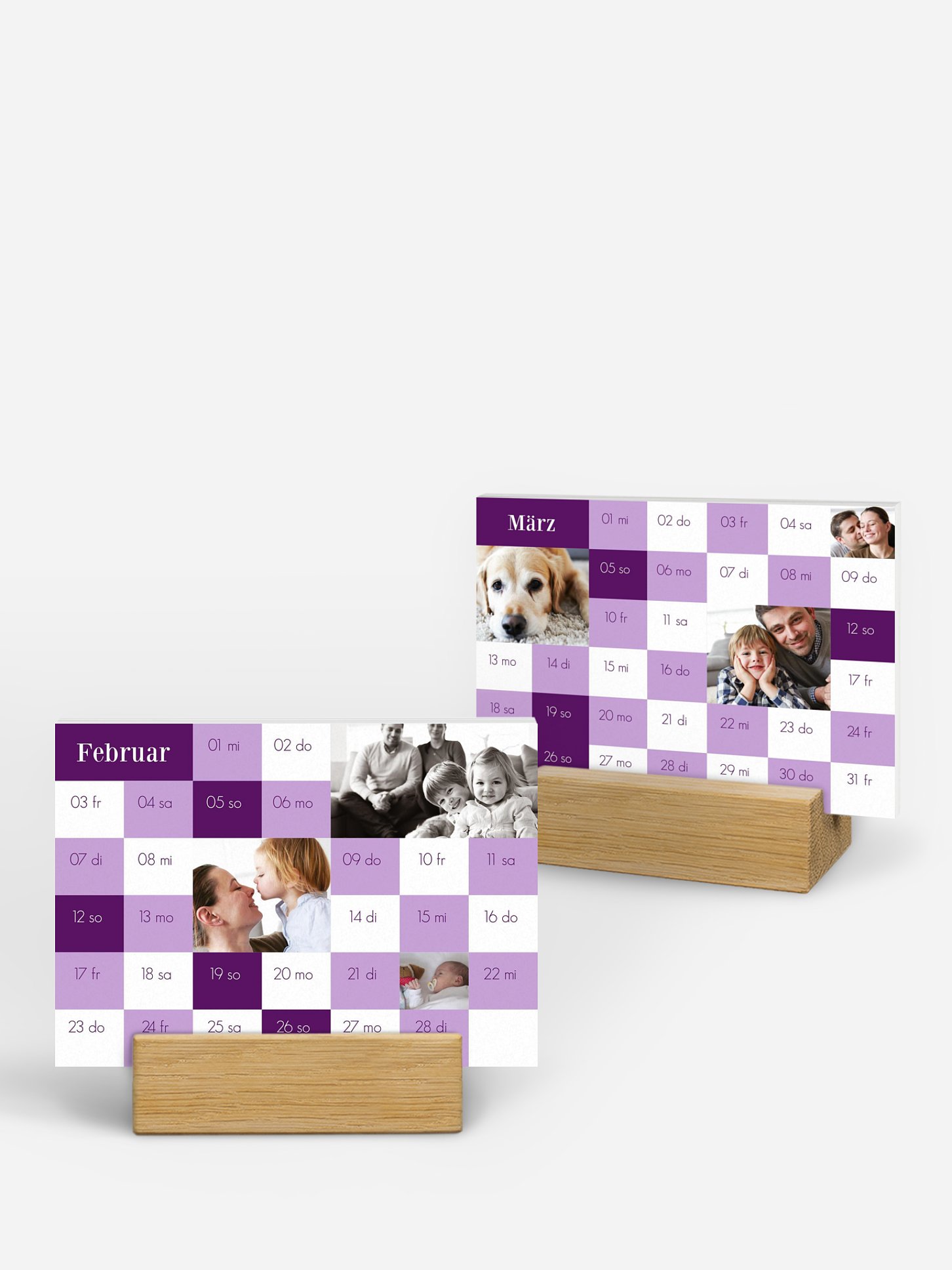 Tischkalender Kästchen
