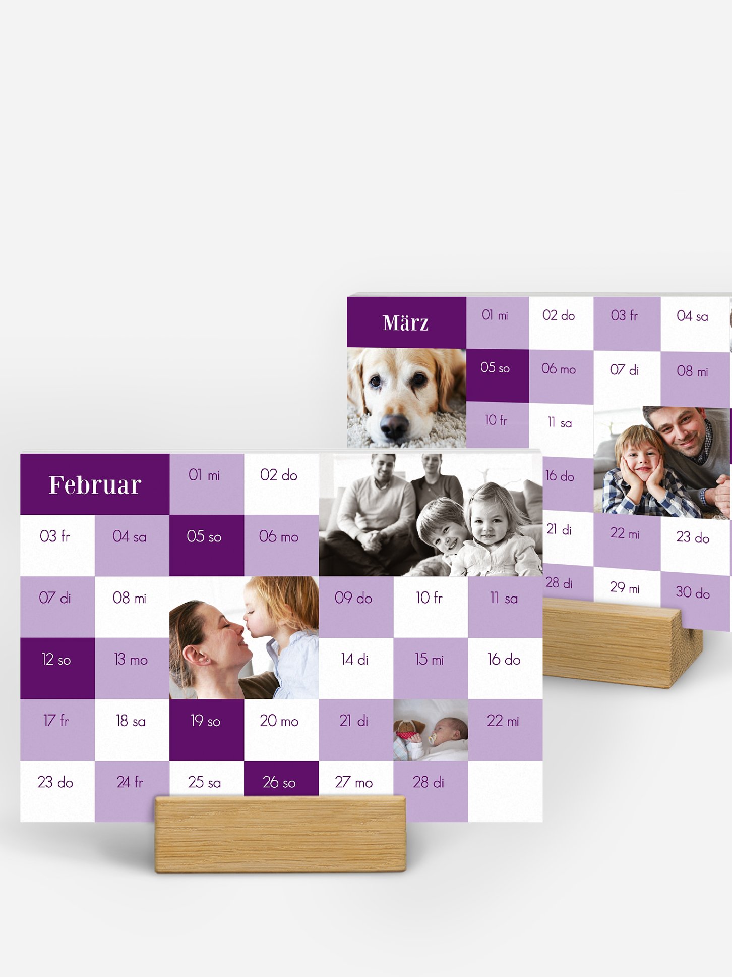 Tischkalender Kästchen