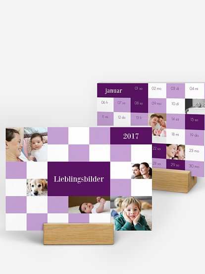 Tischkalender Kästchen