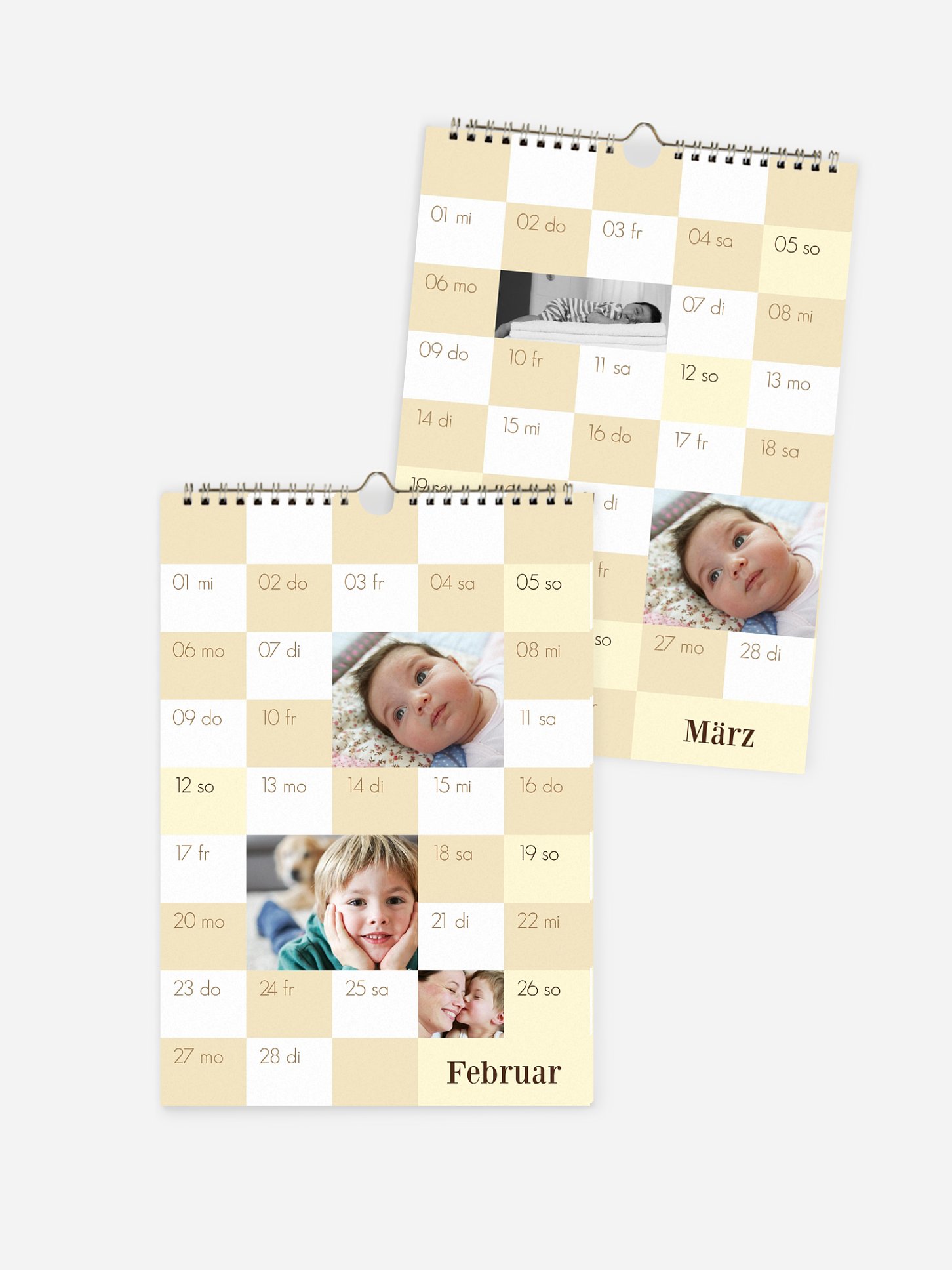 Wandkalender Kästchen