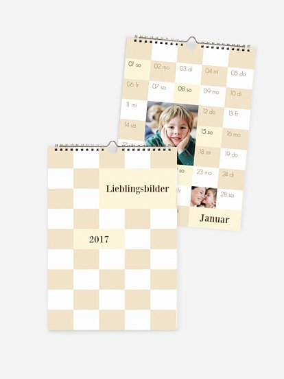 Wandkalender Kästchen