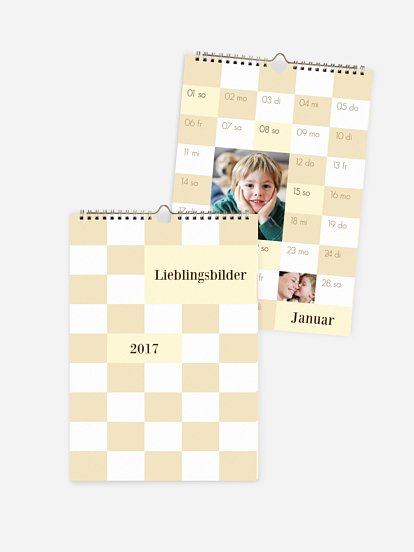 Wandkalender Kästchen
