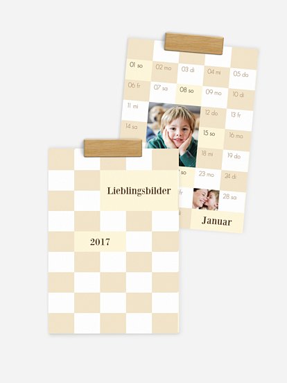 Wandkalender Kästchen