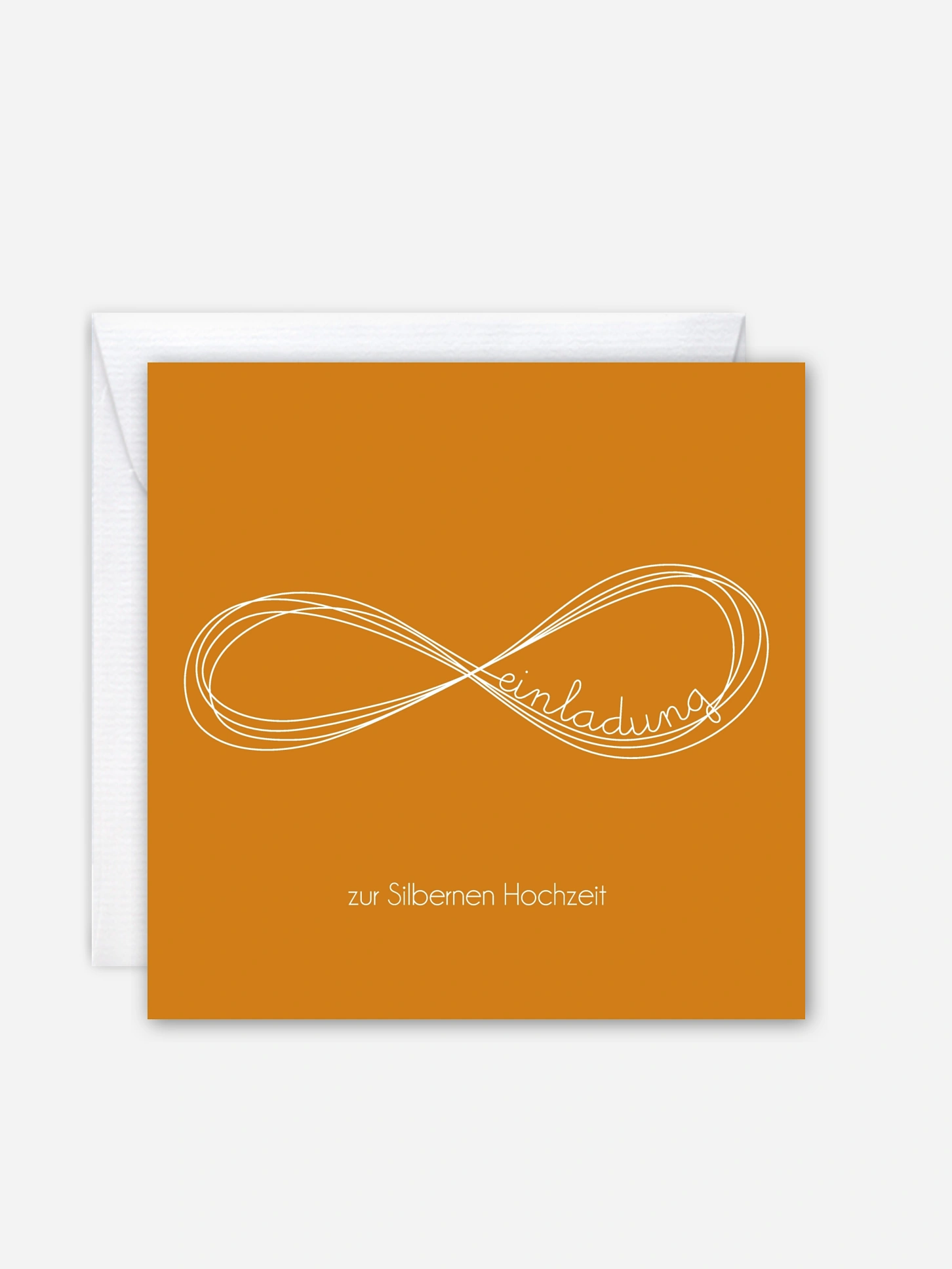 Einladung zur Silberhochzeit Unendlich