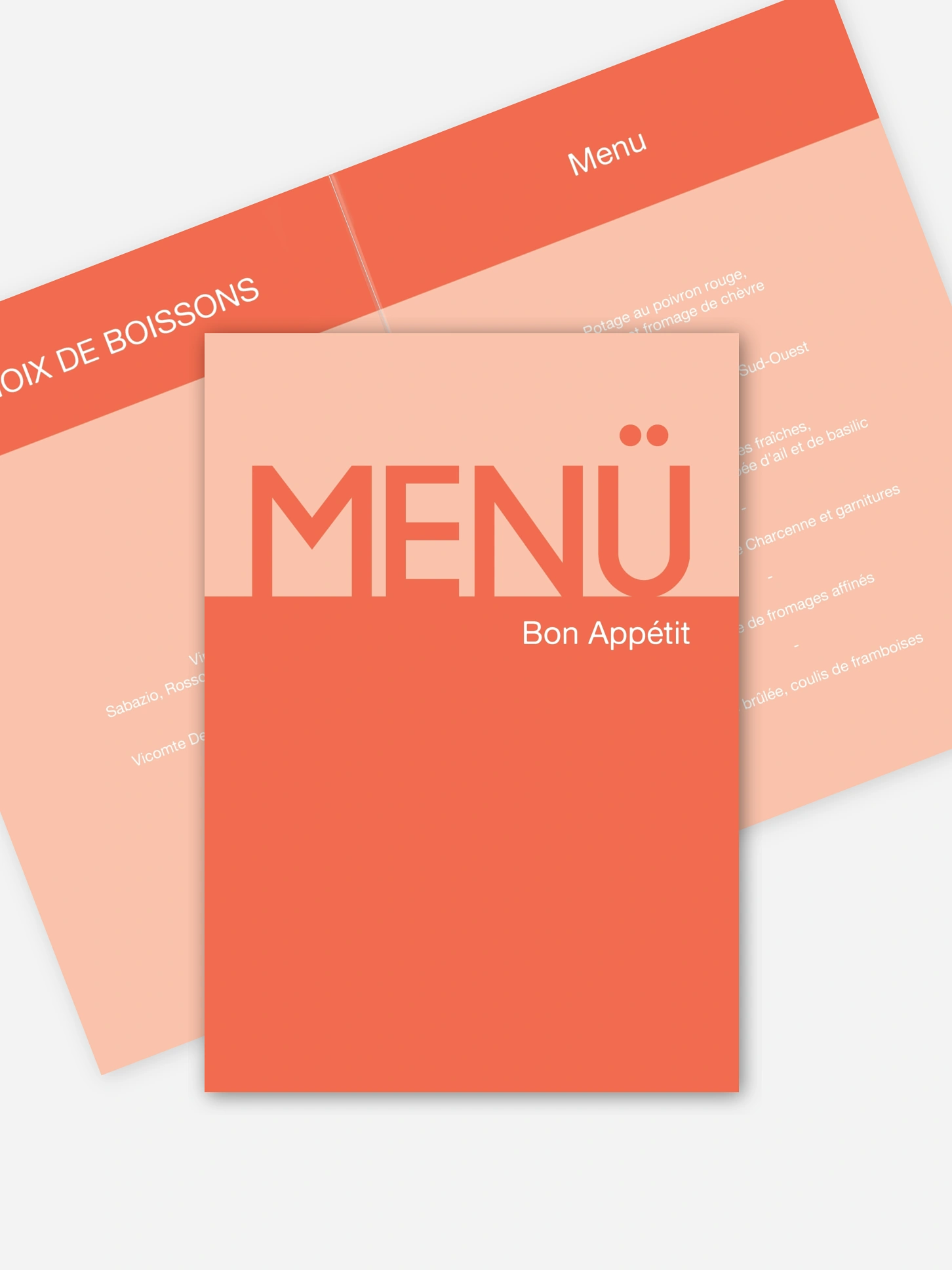 menu anniversaire PopArt