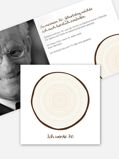 Einladung Zum 70 Geburtstag Einladungskarten Gestalten