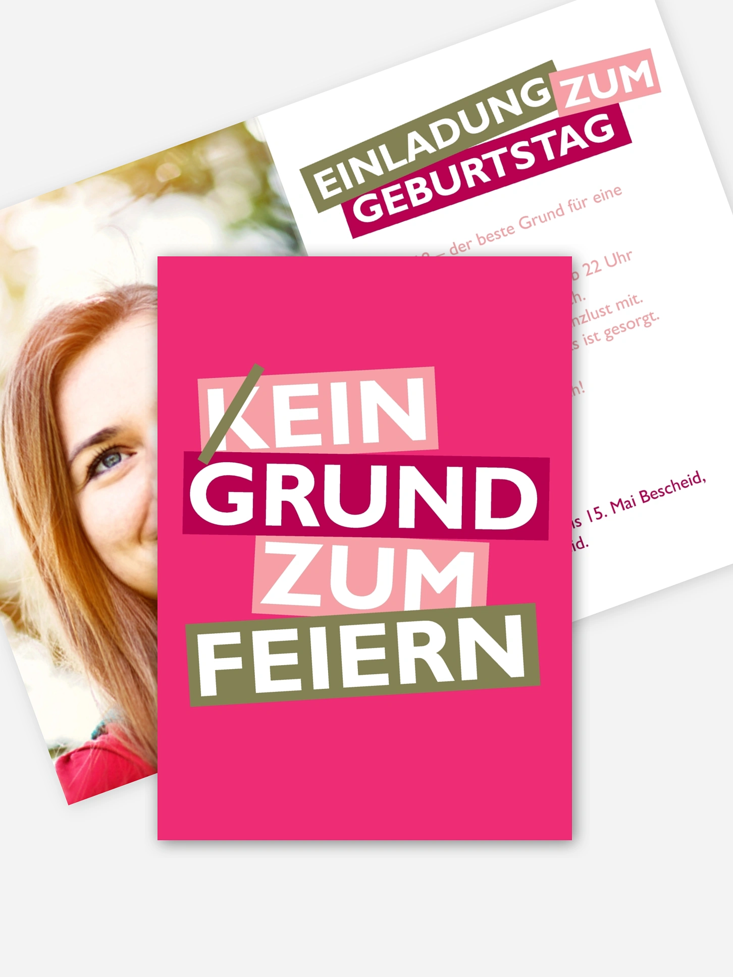 Einladung 18. Geburtstag Grund zum Feiern