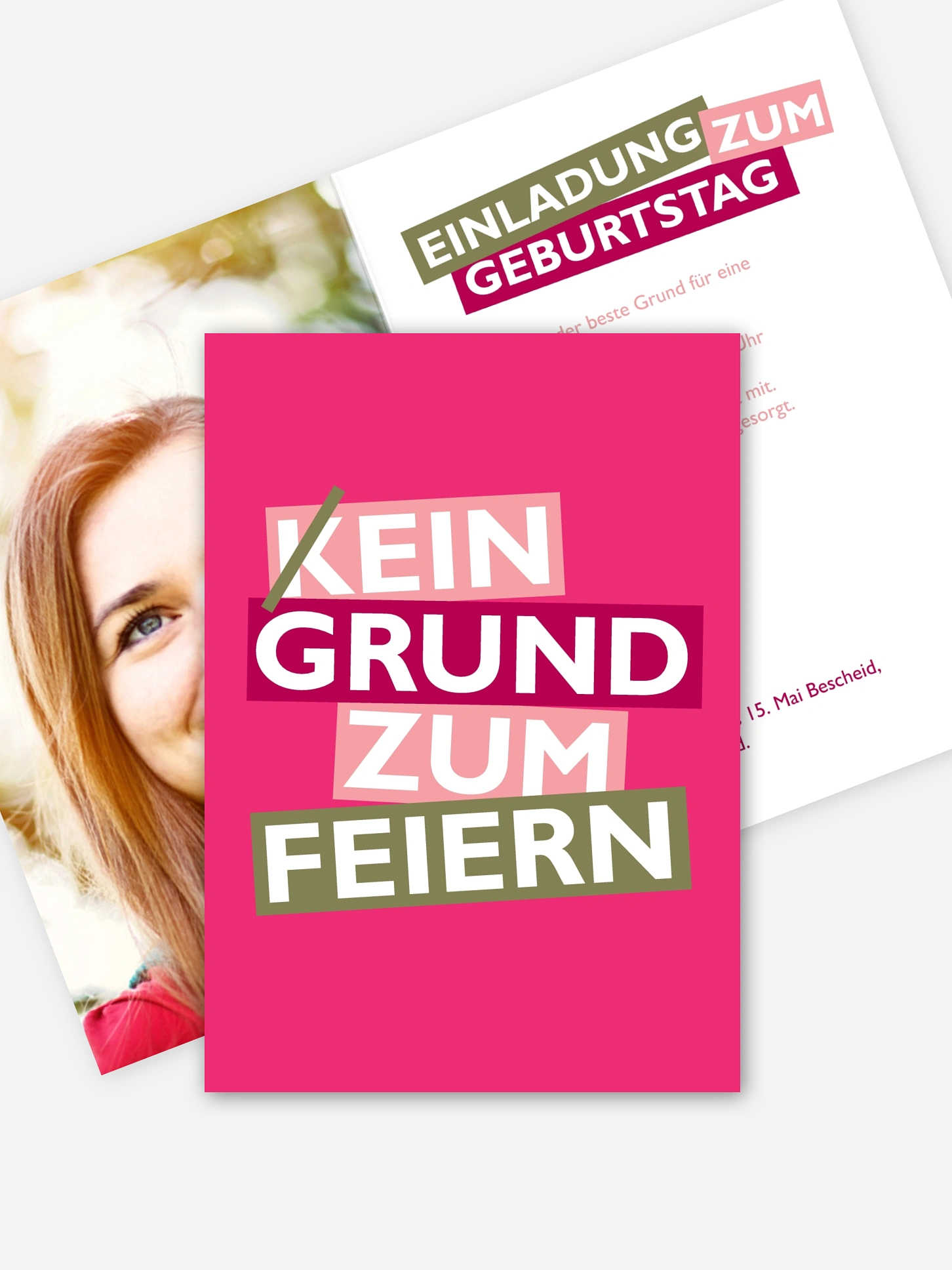 Einladung 18. Geburtstag Grund zum Feiern