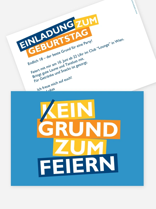 Grund zum Feiern