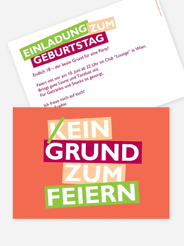 Grund zum Feiern