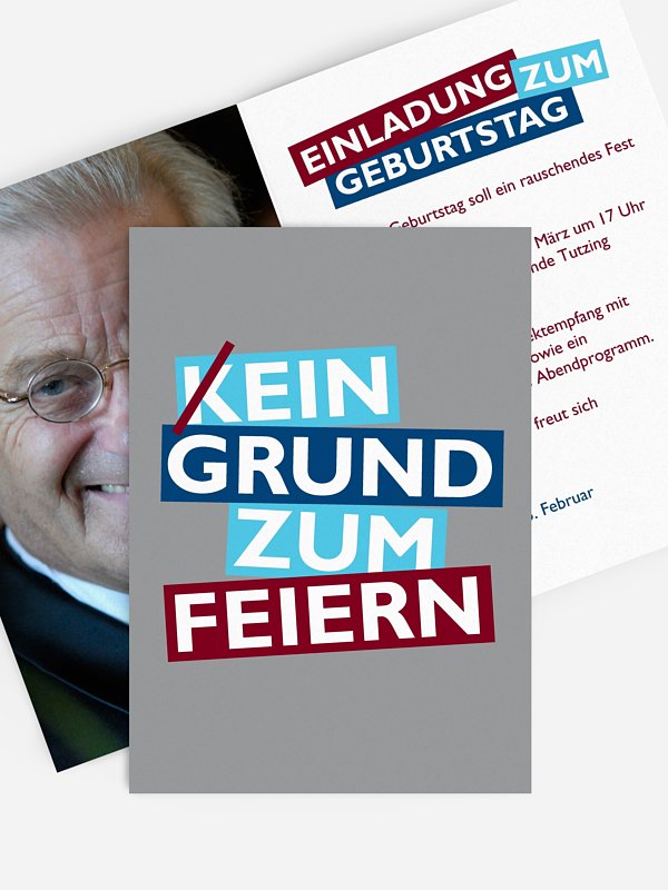 Einladung 80. Geburtstag Grund zum Feiern