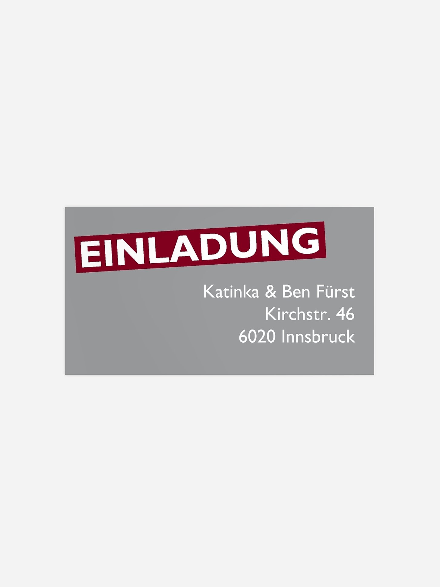 Empfängeraufkleber Geburtstag Grund zum Feiern