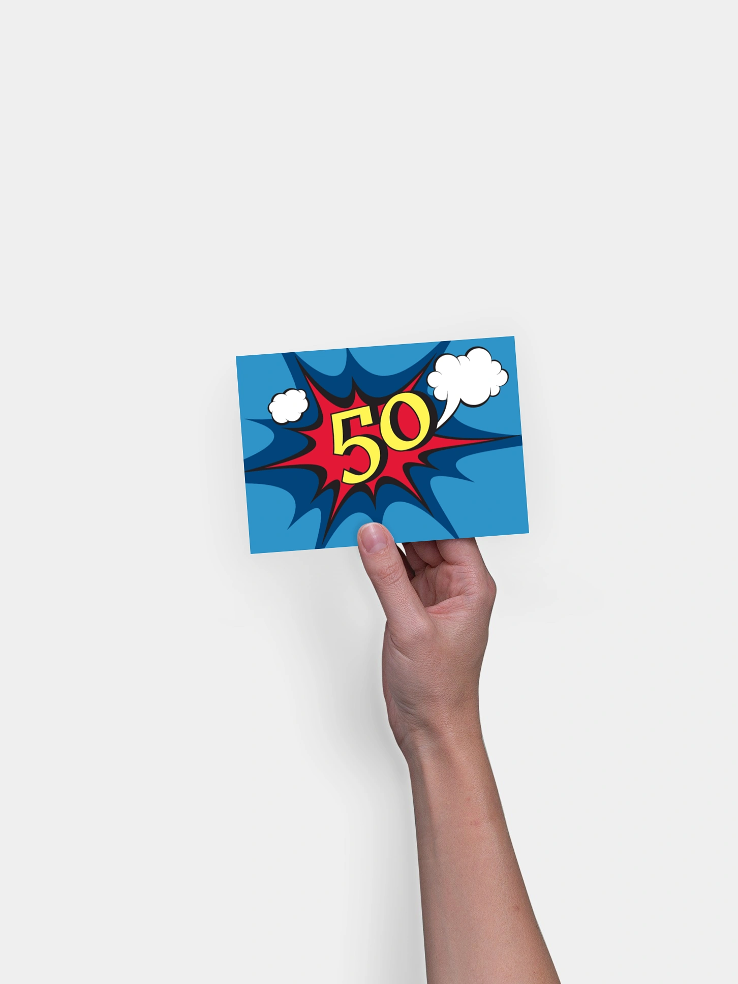 Einladung 50. Geburtstag Comic