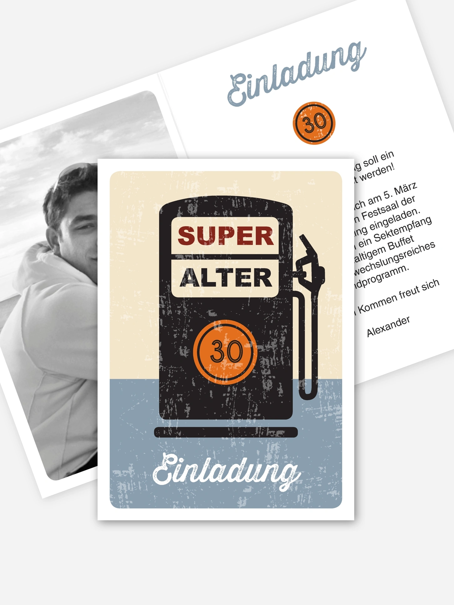 Einladung 30. Geburtstag Super Alter