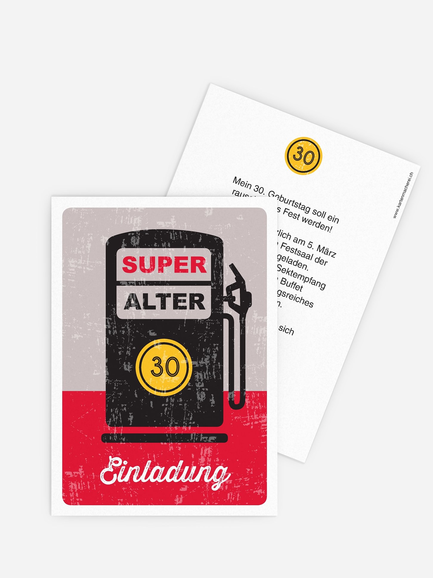 Einladung 30. Geburtstag Super Alter