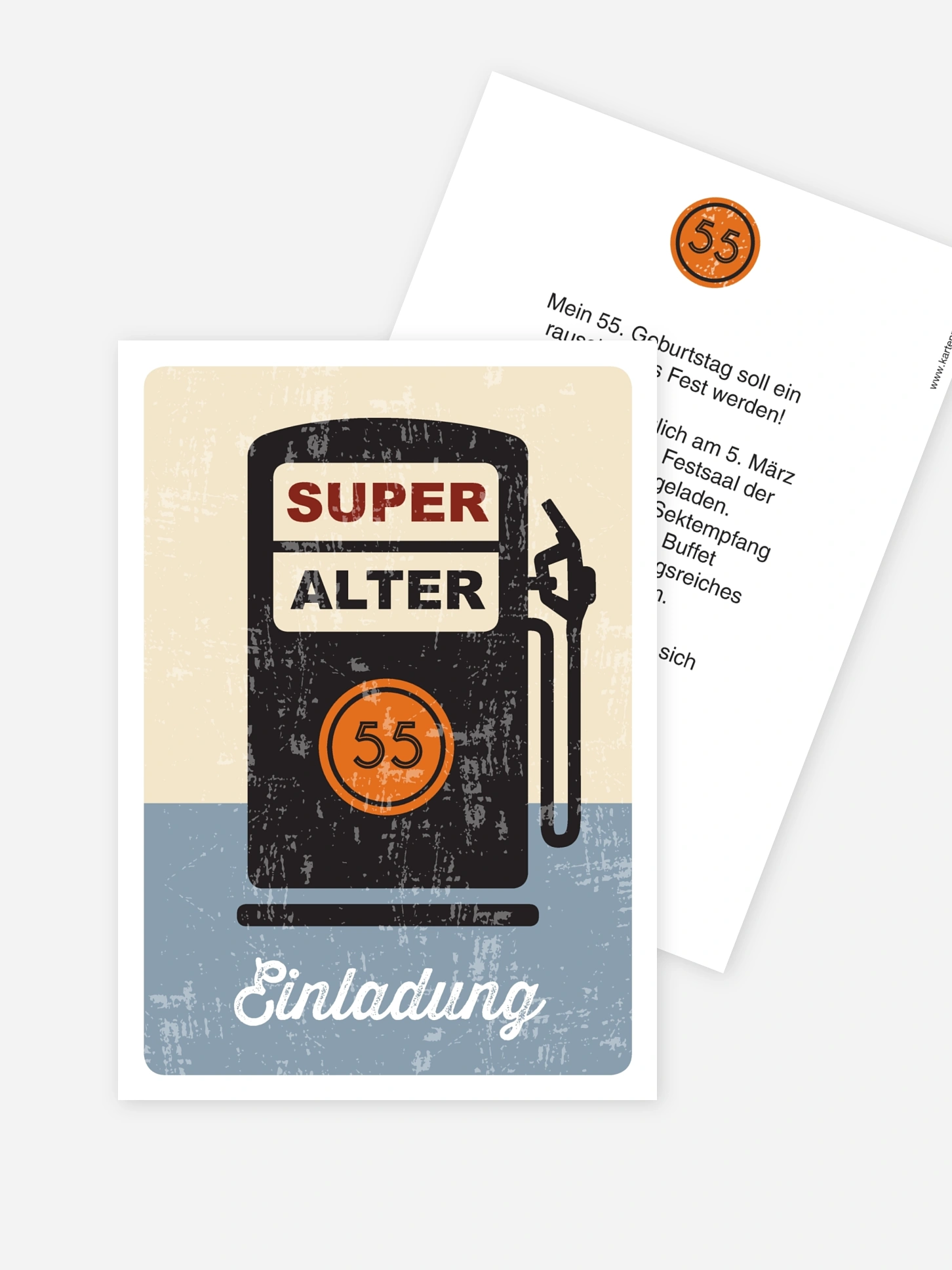 Geburtstagseinladung Super Alter