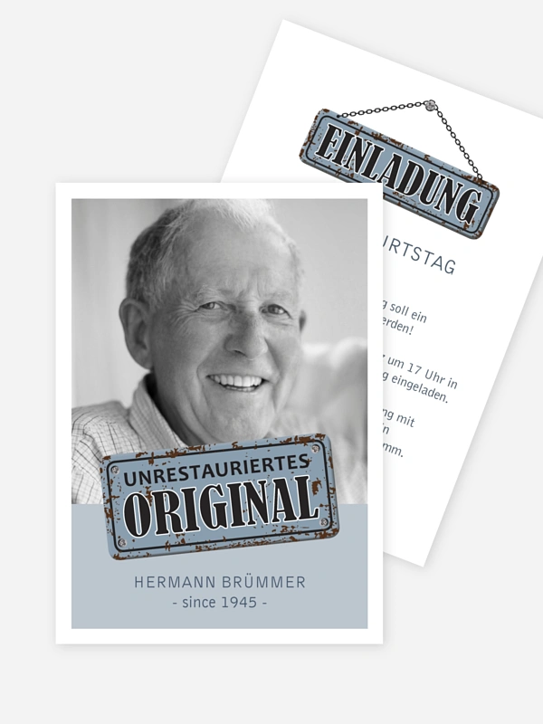 Unrestauriertes Original