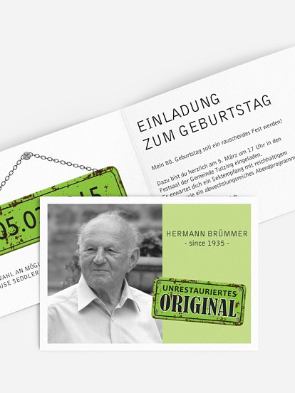 Einladungskarten Zum 80 Geburtstag Exklusive Designs Printkiss