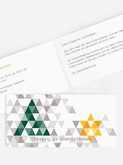 Weihnachtsfeier Modern Christmas