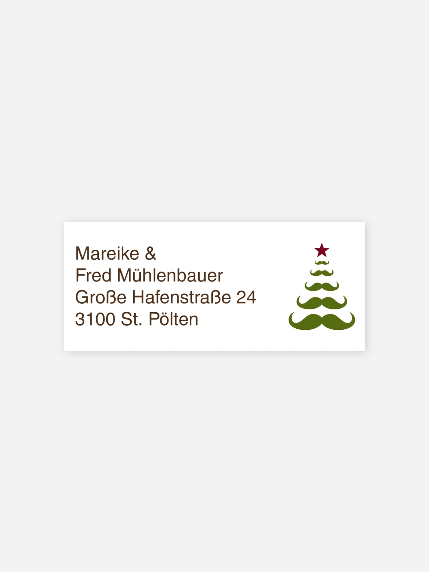 Absenderaufkleber Weihnachten Grandpa´s Christmas