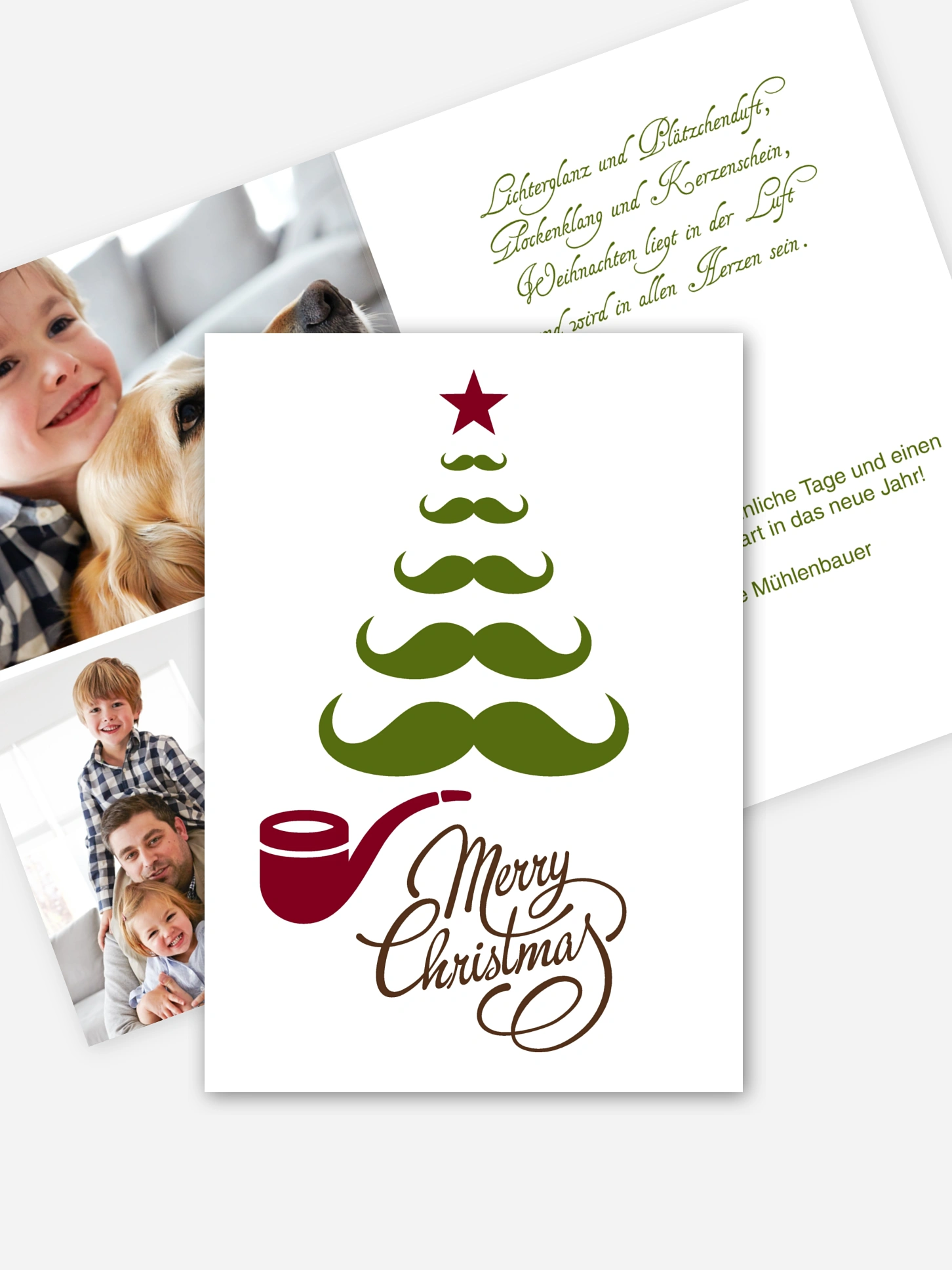 Weihnachtskarte Grandpa´s Christmas
