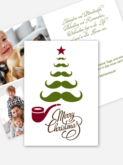 Weihnachtskarte Grandpa´s Christmas