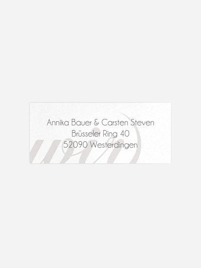 Absenderaufkleber Hochzeit Liebesworte