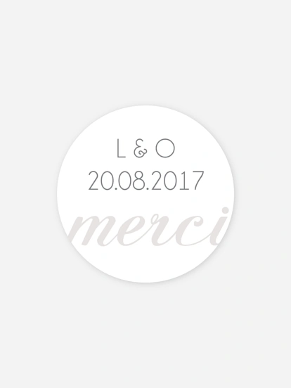 Étiquette cadeau mariage Des mots d'amour