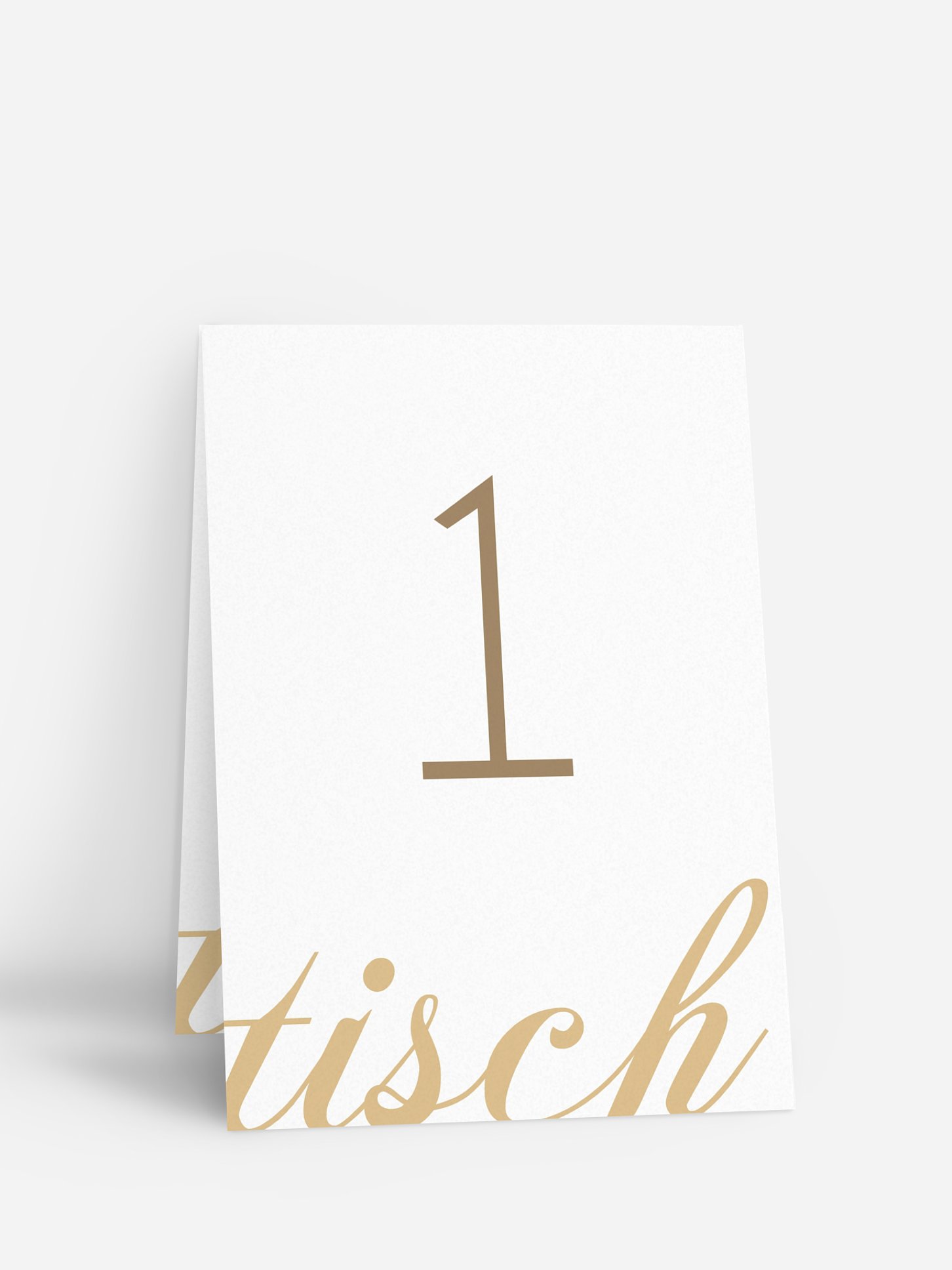Tischnummer Liebesworte