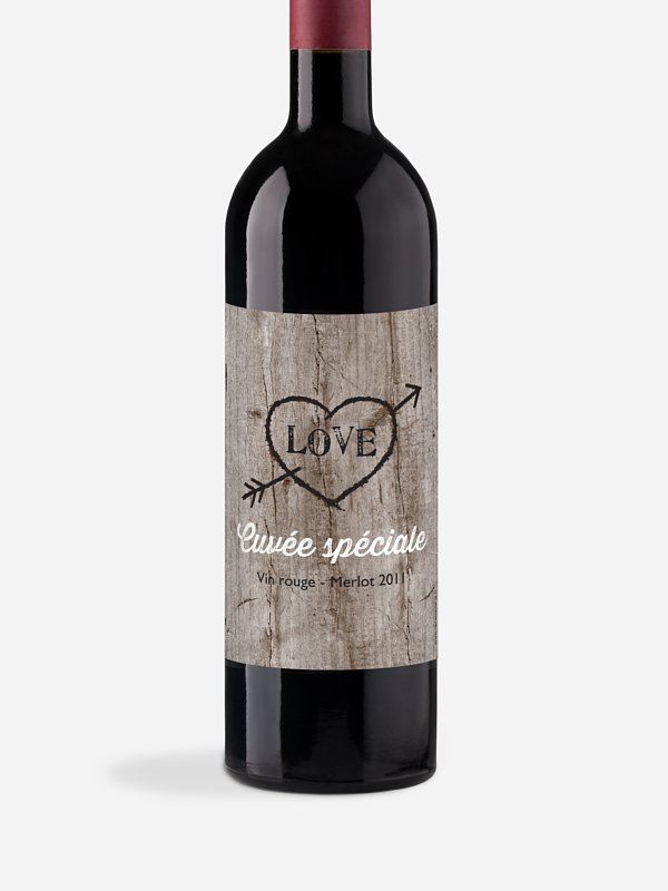 Étiquette bouteille Pour toujours