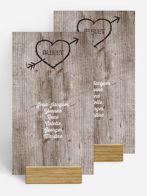 Nom de table mariage Pour toujours