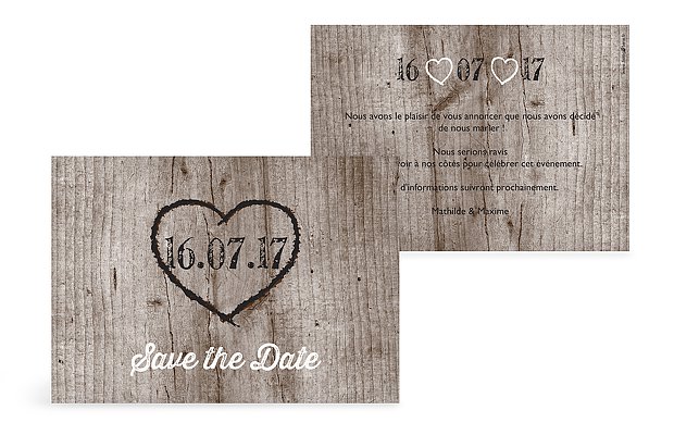 Save the date Pour toujours