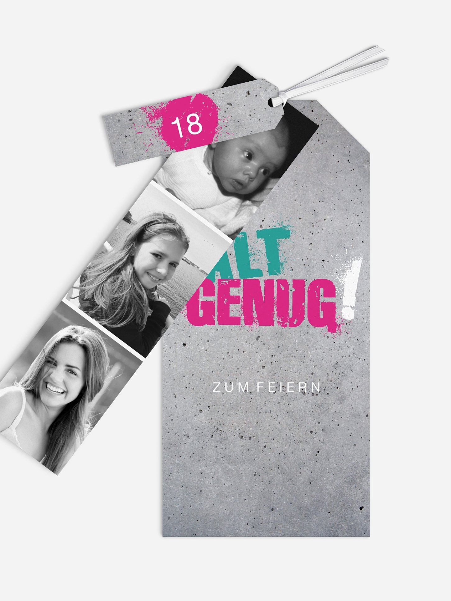 Einladung 18. Geburtstag Streetart
