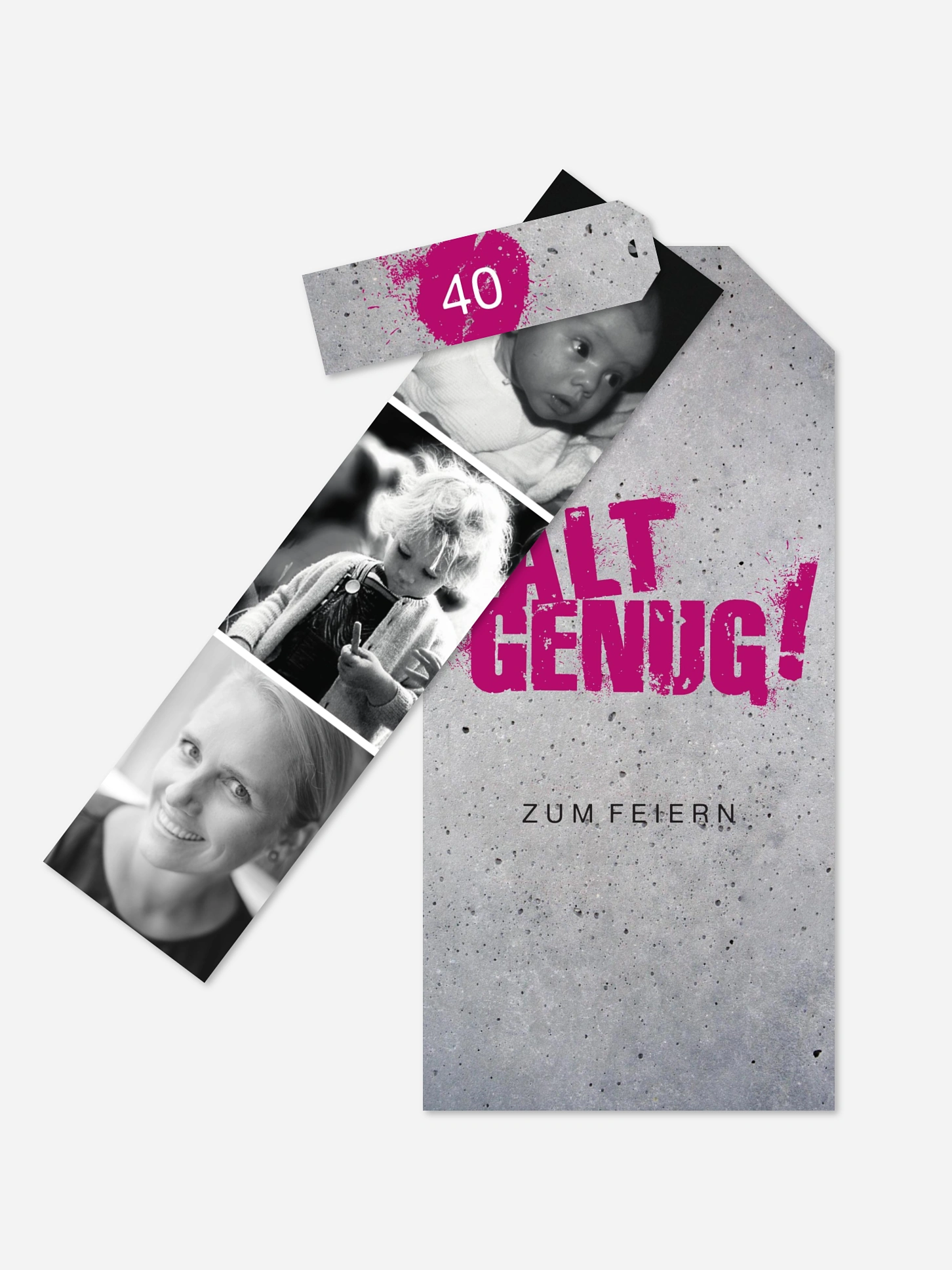Einladung 40. Geburtstag Streetart