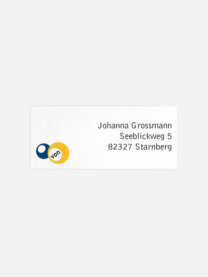 Absenderaufkleber Geburtstag Billard