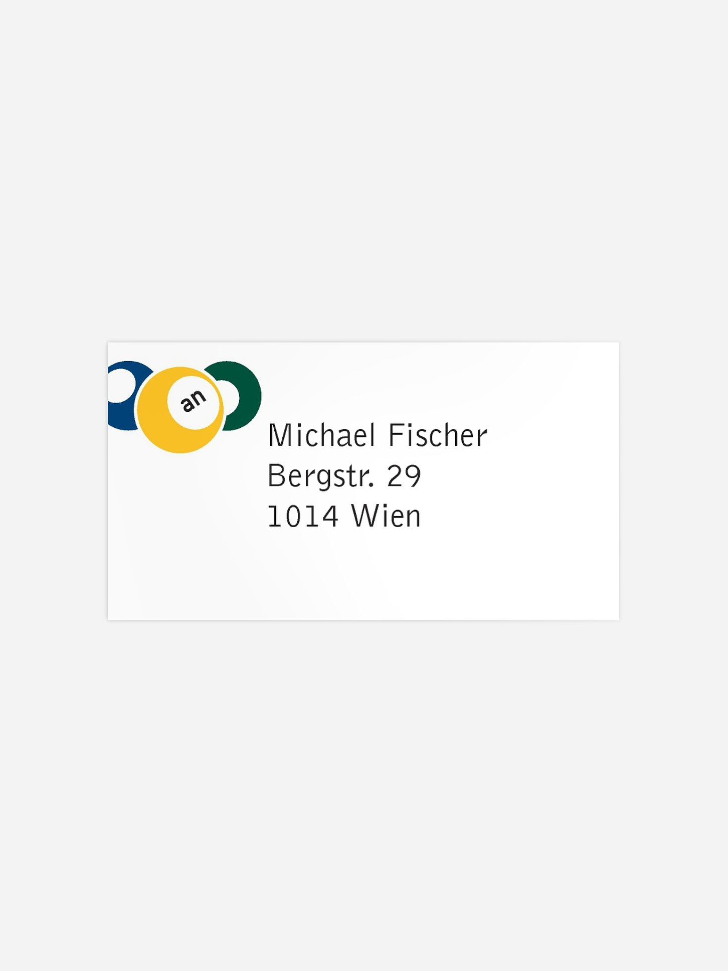 Empfängeraufkleber Geburtstag Billard