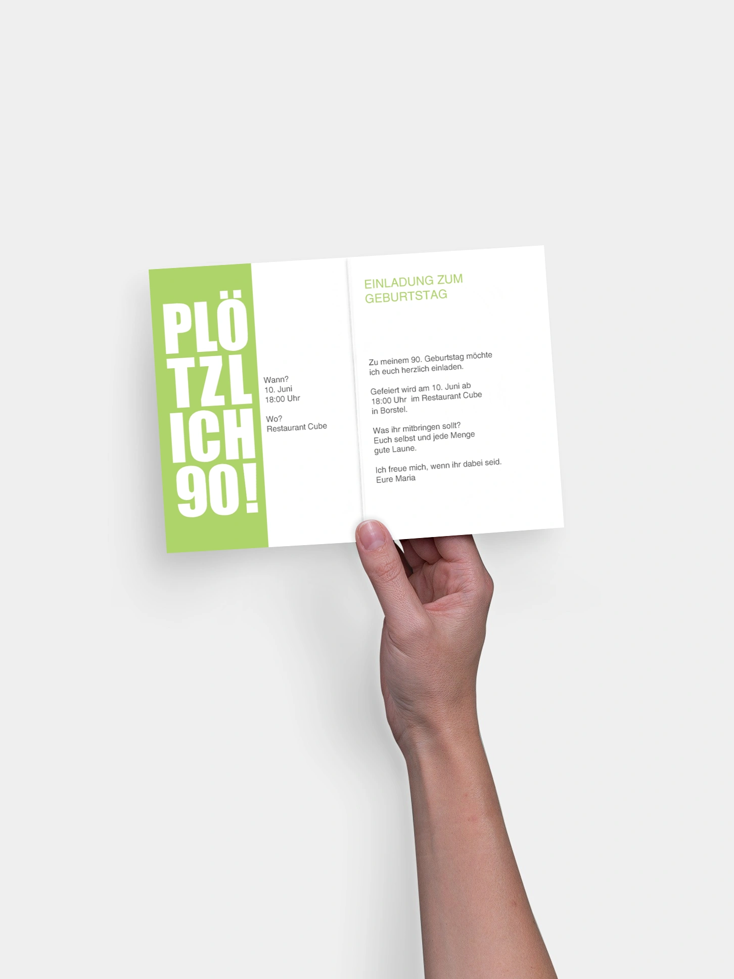 Einladung 90. Geburtstag Plötzlich