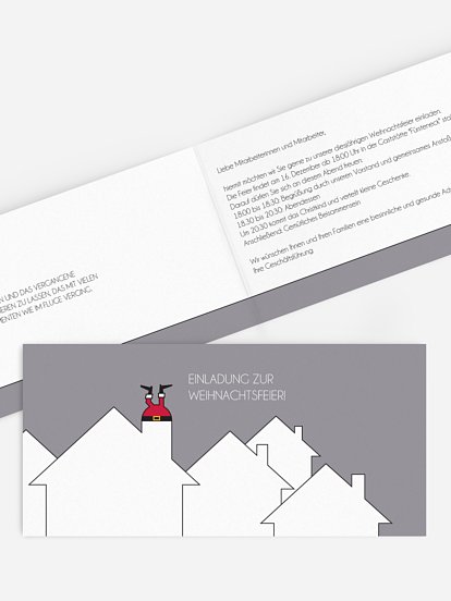 Weihnachtsfeier Guten Rutsch