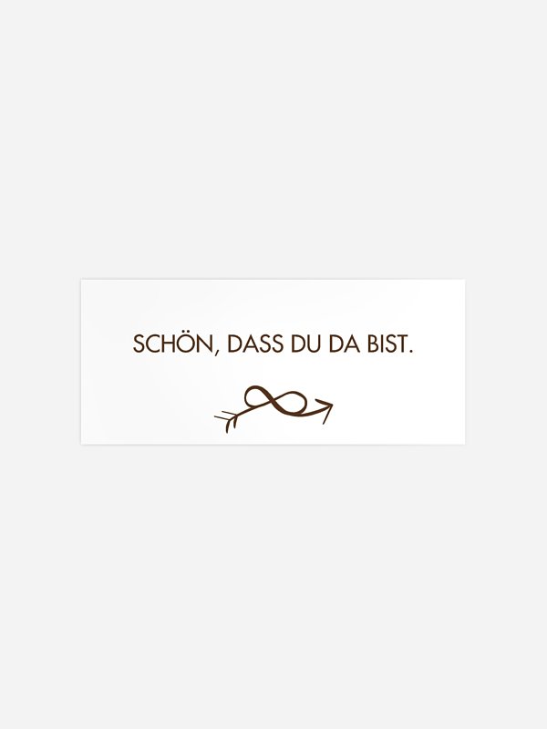Geschenkaufkleber Hochzeit Liebespfeil für Kraftpapier