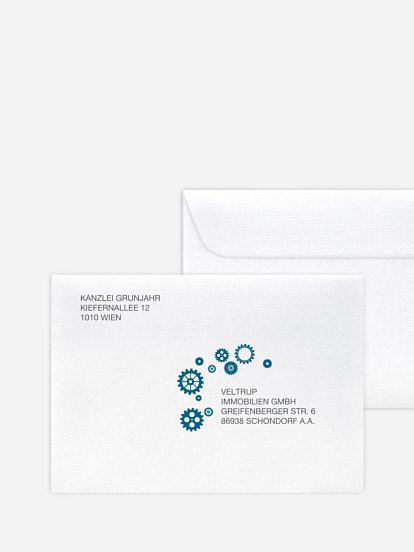 Bedruckte Umschläge geschäftl. Weihnachten Together