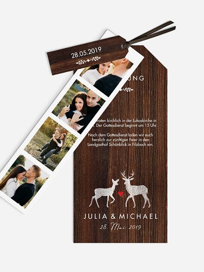 Hochzeitseinladung Wilde Ehe