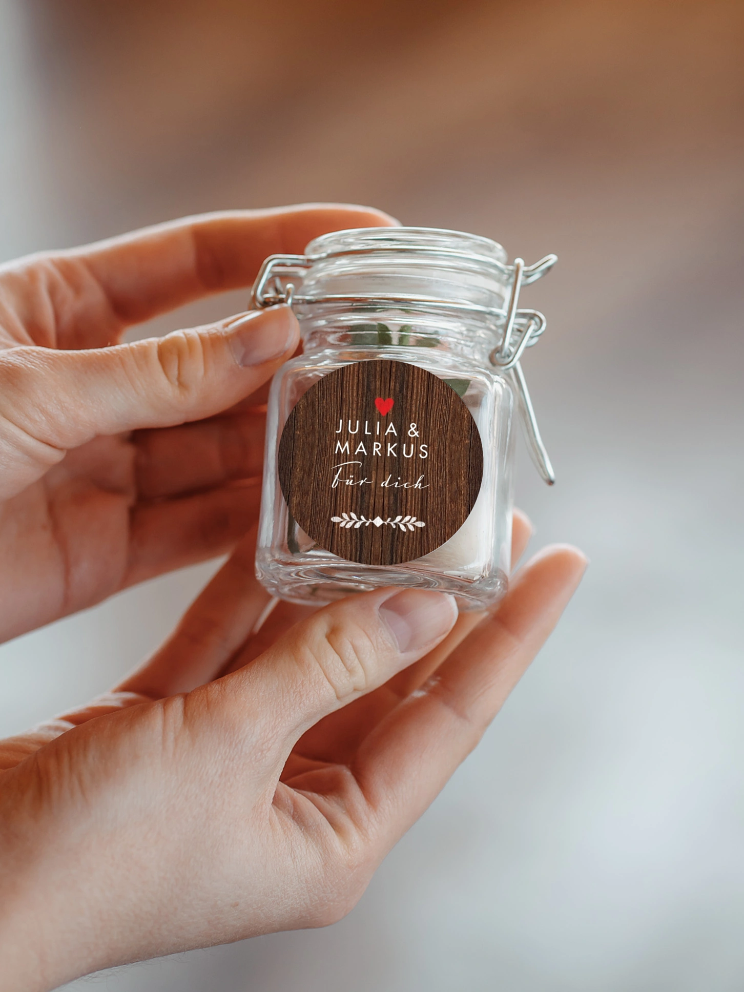 Geschenkaufkleber Hochzeit Wilde Ehe