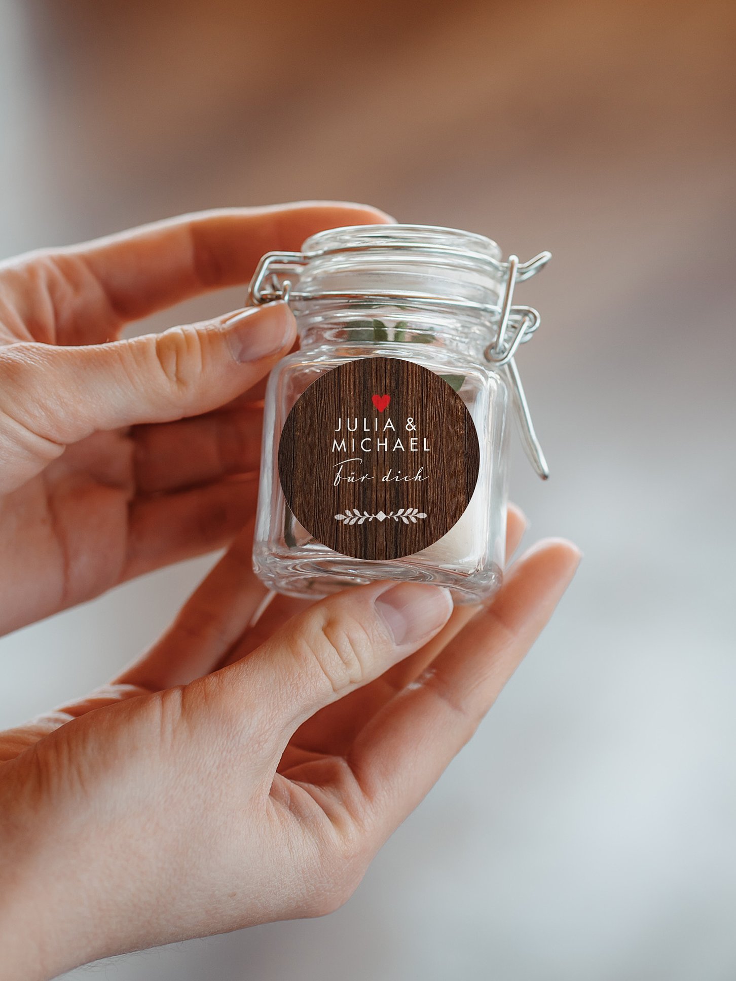 Geschenkaufkleber Hochzeit Wilde Ehe