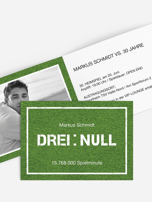 Einladung 30. Geburtstag Wie steht's