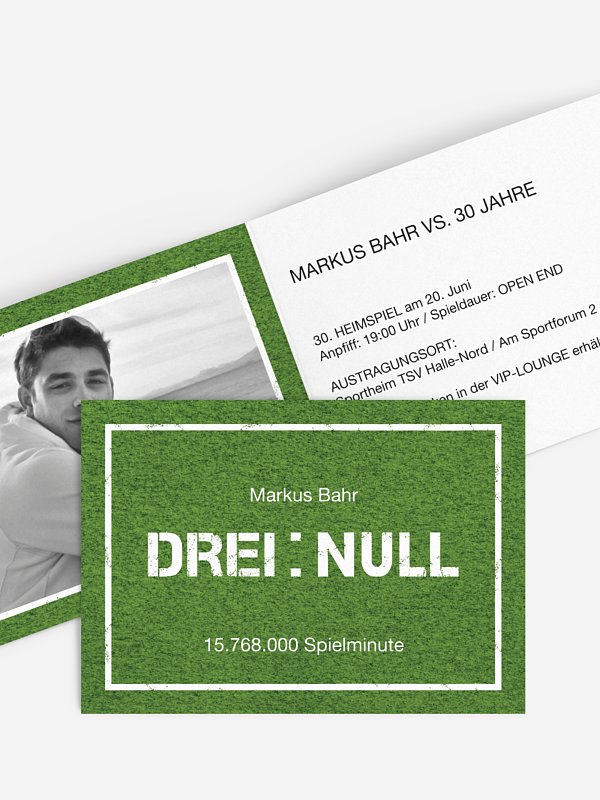 Einladung 30. Geburtstag Wie steht's