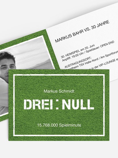 Einladung 30. Geburtstag Wie steht's