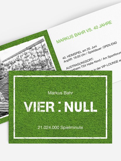 Einladung 40. Geburtstag Wie steht's