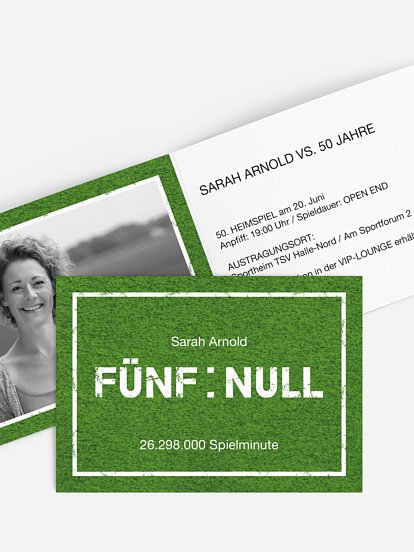 Einladung 50. Geburtstag Wie steht's