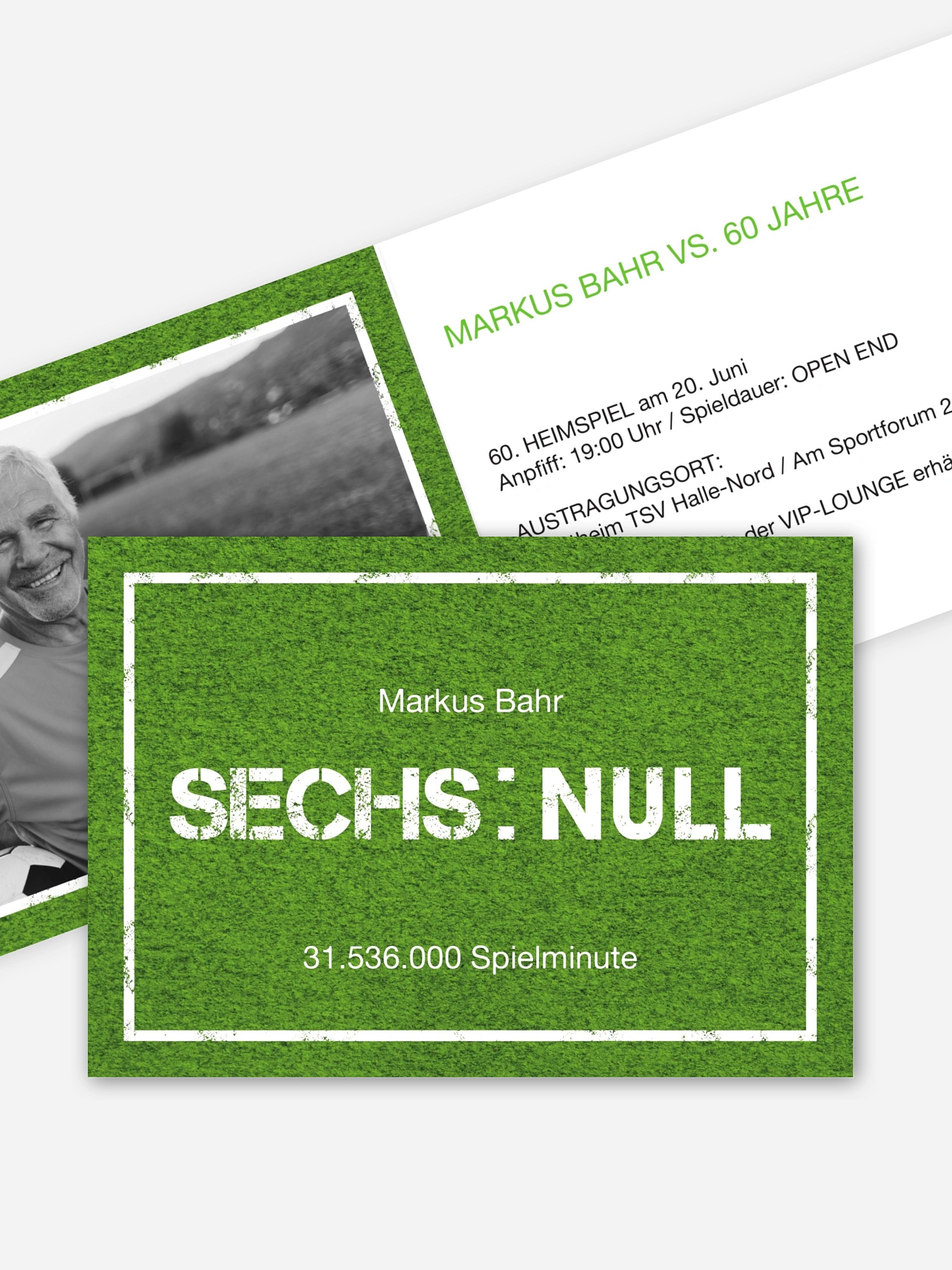 Einladung 60. Geburtstag Wie steht's